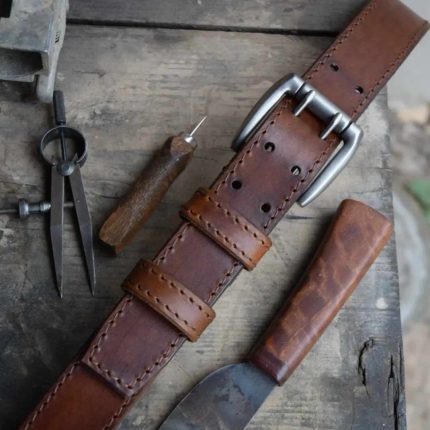 Handcrafted Leather Belt ‘’Solus’’